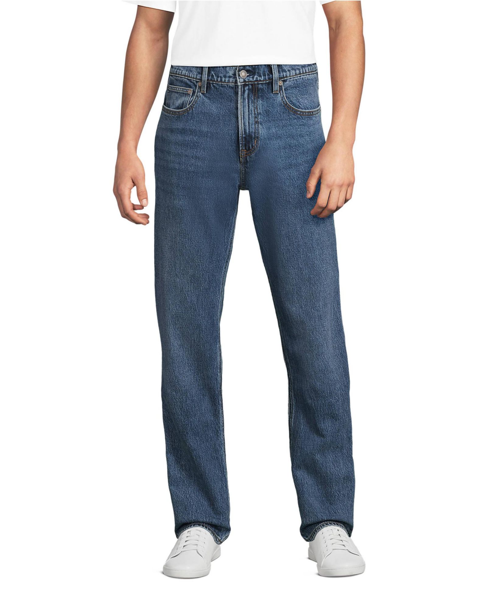 Мужские джинсы Lands' End Stretch Comfort Waist Easy Classic Fit