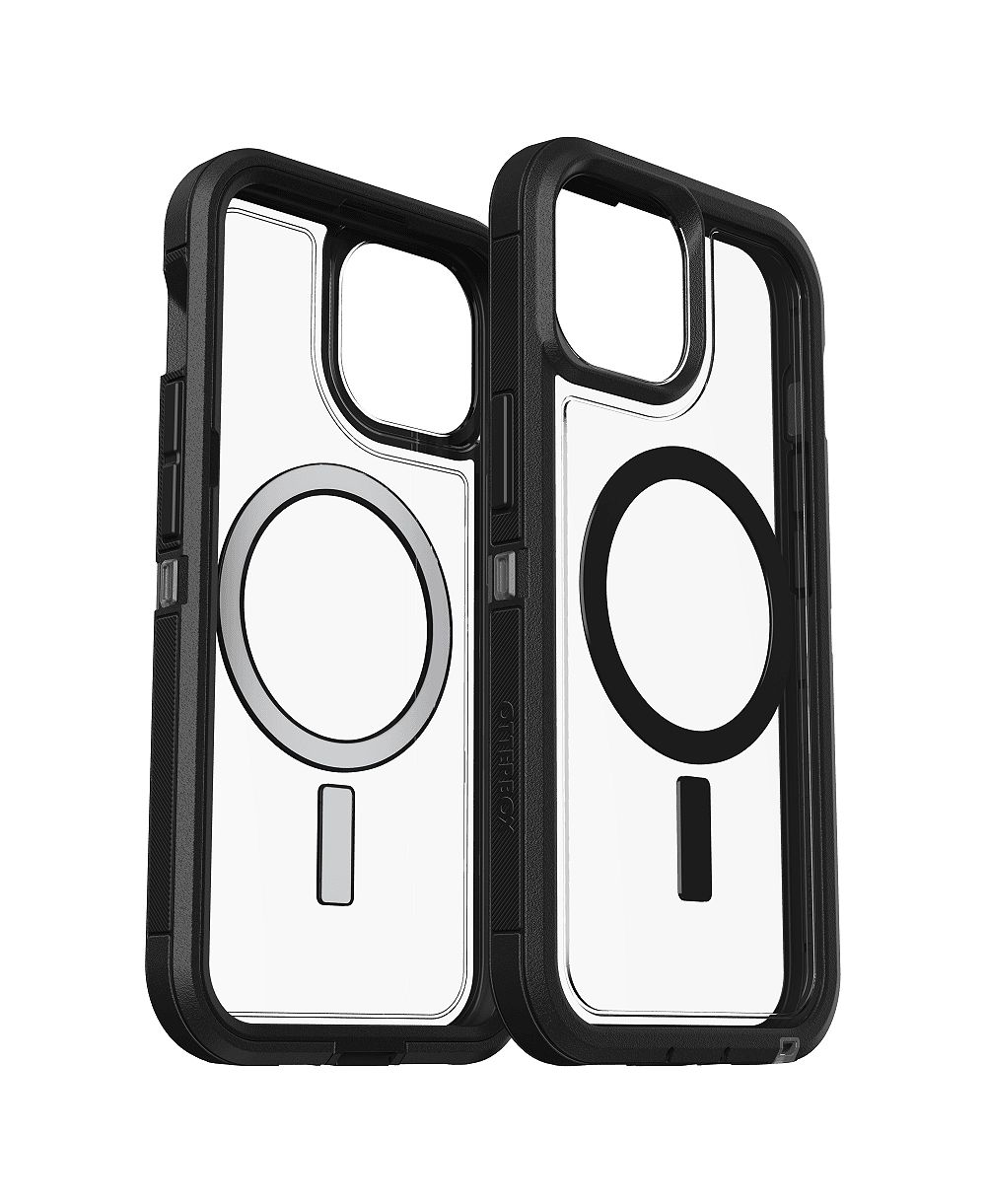 OtterBox Defender Pro XT Clear Case for Apple iPhone 15 / iPhone 14 / iPhone 13 / iPhone 16e
