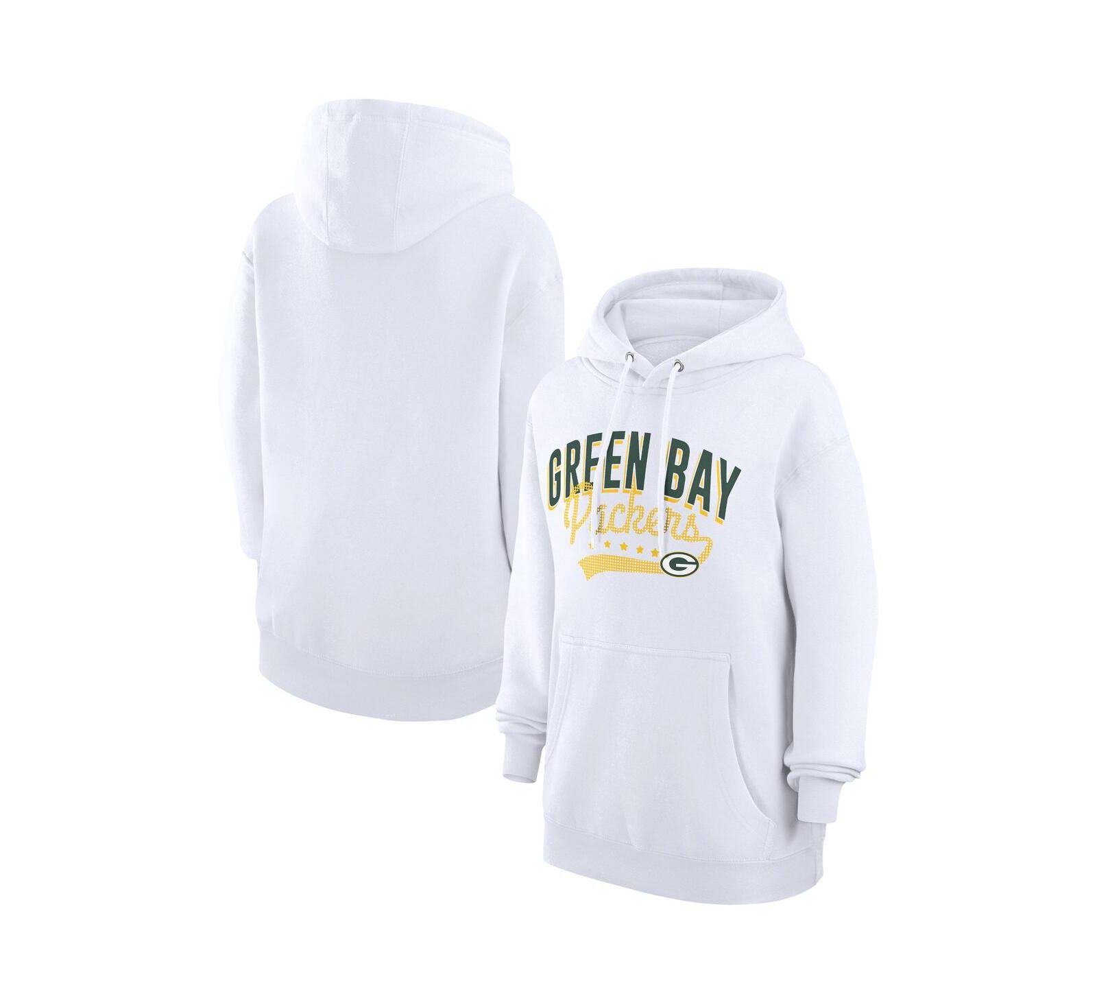 G-III 4Her by Carl Banks Женский белый худи с логотипом Green Bay Packers