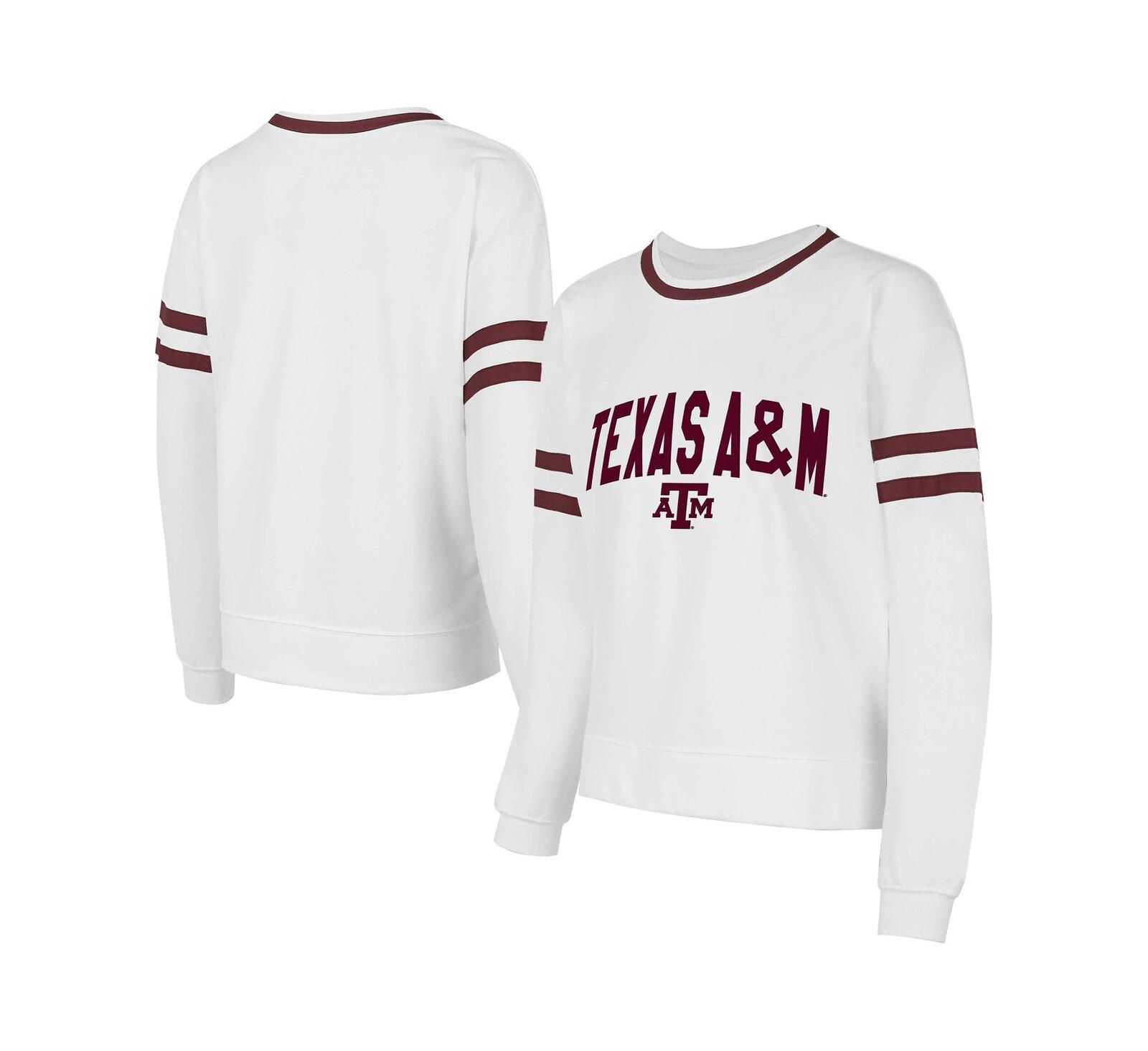 Concepts Sport женский топ с длинным рукавом Texas A&M Aggies Borough French Terry