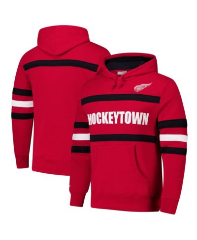 Мужское худи Mitchell & Ness Red Detroit Red Wings Head Coach Slogan