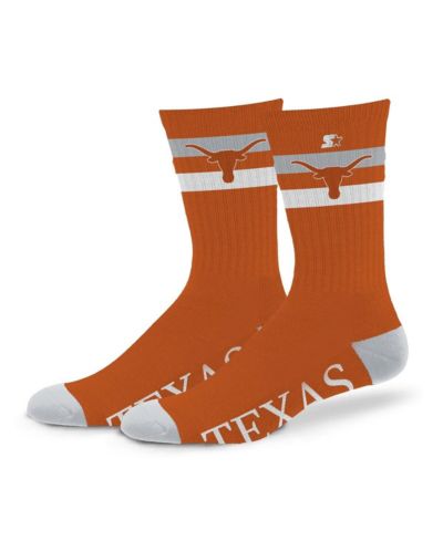 Мужские и женские носки Starter Texas Longhorns с двумя полосками