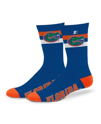 Мужские и женские носки Starter Florida Gators Team Color с двумя полосками
