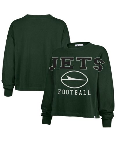 '47 Brand Women's Green New York Jets Outreach City Oversized Long Sleeve T-Shirt