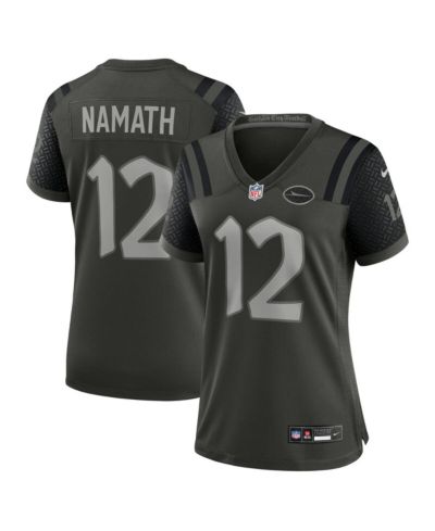 Женская джерси Nike Joe Namath Gotham Green New York Jets 2025 Rivalries Collection