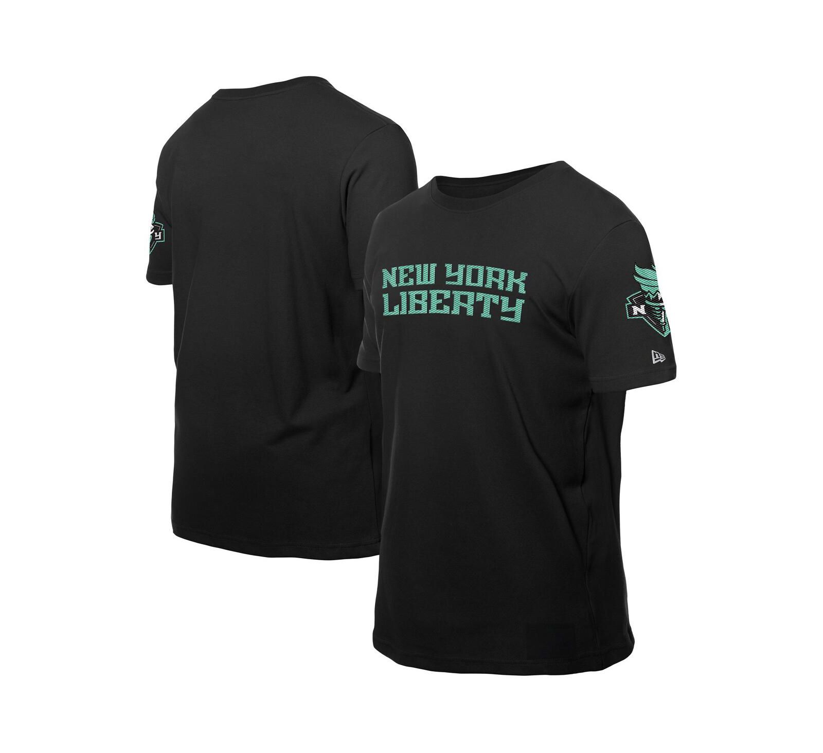 Мужская футболка New Era New York Liberty Premium Wordmark цвет Black
