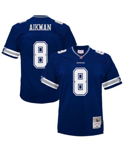 Детская джерси Mitchell & Ness Troy Aikman Navy Dallas Cowboys 1996 Retired Legacy