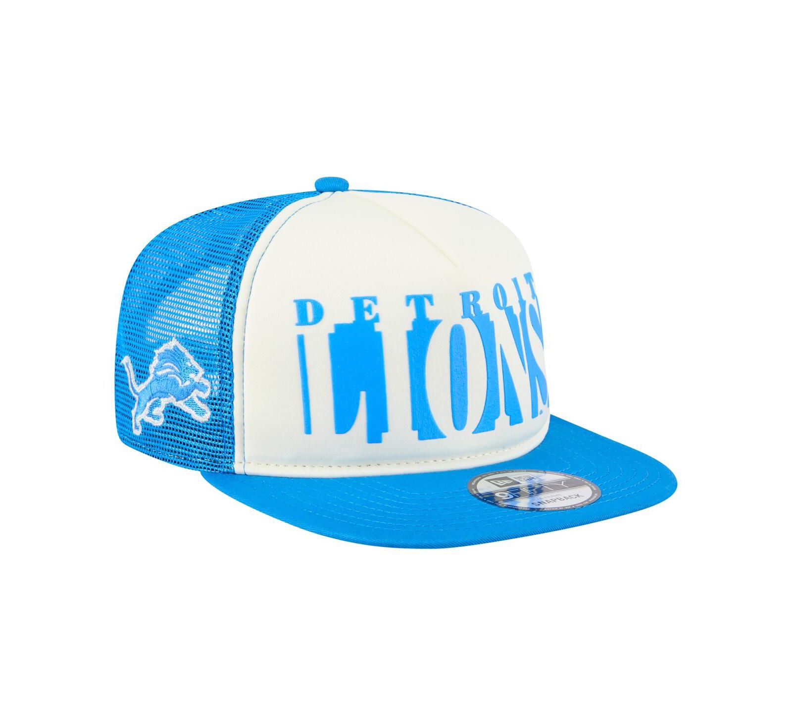 New Era Мужская кепка A-Frame 9FIFTY Snapback Detroit Lions Cream/Blue