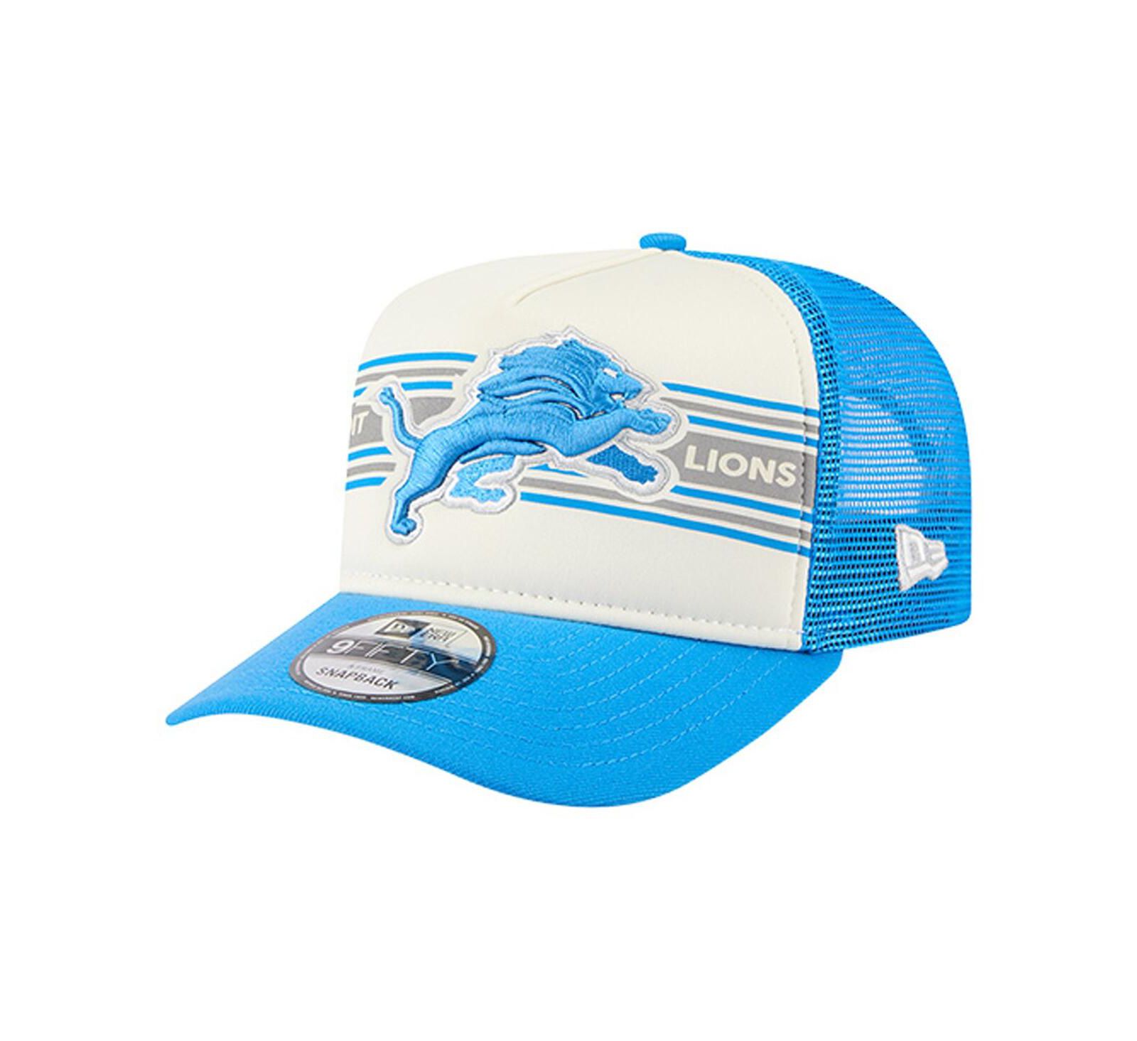 New Era Мужская кепка A-Frame 9FIFTY Detroit Lions Cream/Blue