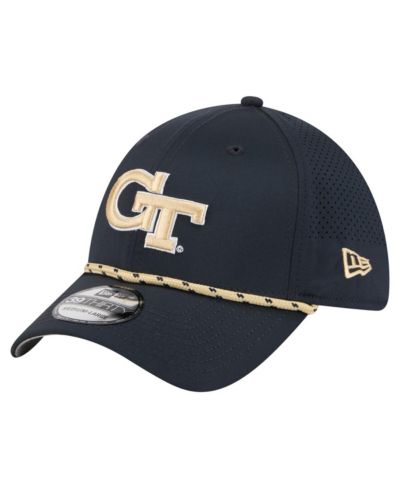 New Era Men's Navy Georgia Tech Yellow Jackets Rope 39THIRTY Flex Hat