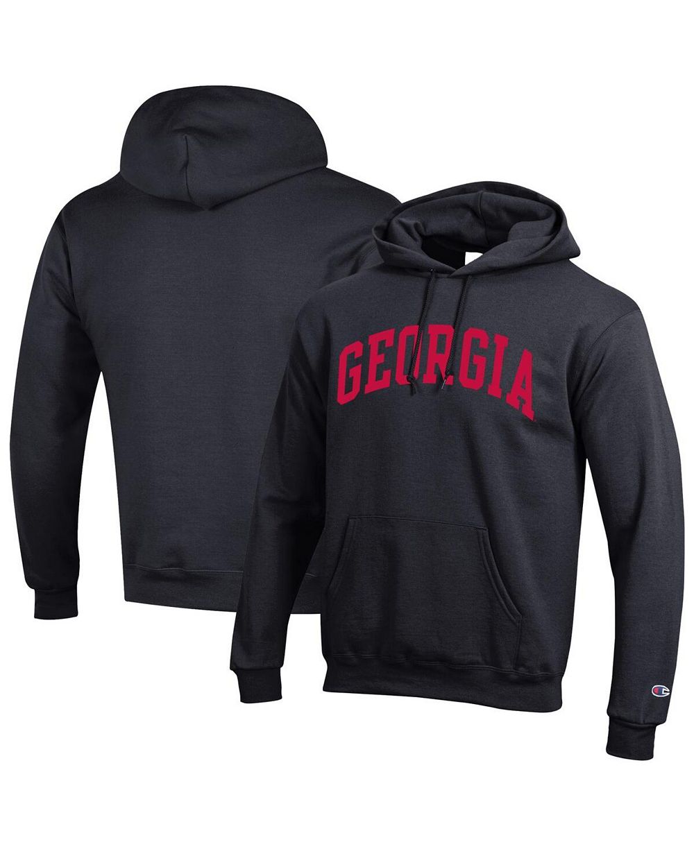 Champion Men's Red Georgia Bulldogs Basic Arch Fleece Pullover Hoodie