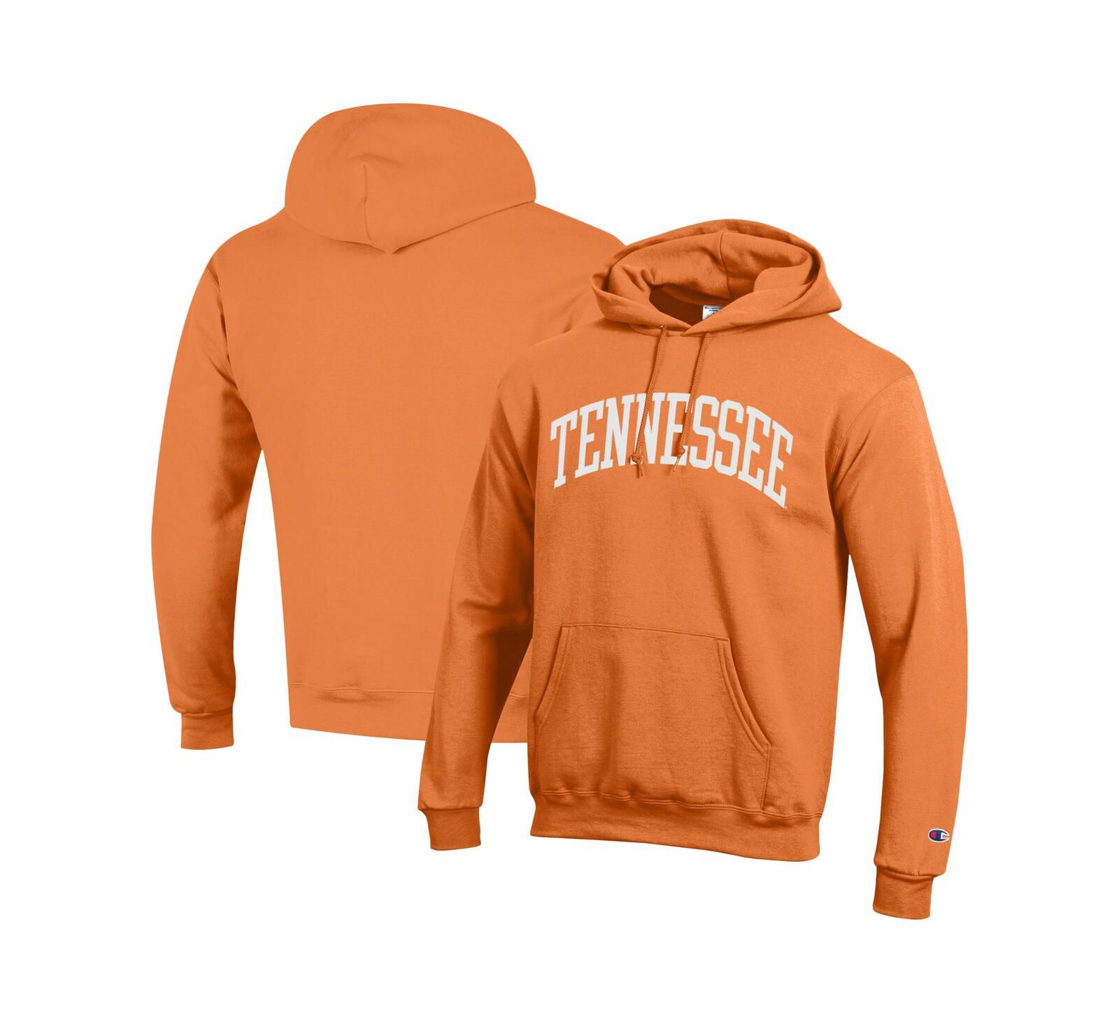 Champion Men's Tennessee Orange Tennessee Volunteers Basic Arch Fleece Pullover Hoodie