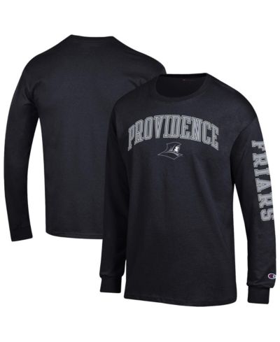 Champion Мужская футболка с длинным рукавом Black Providence Friars Arch Over Logo