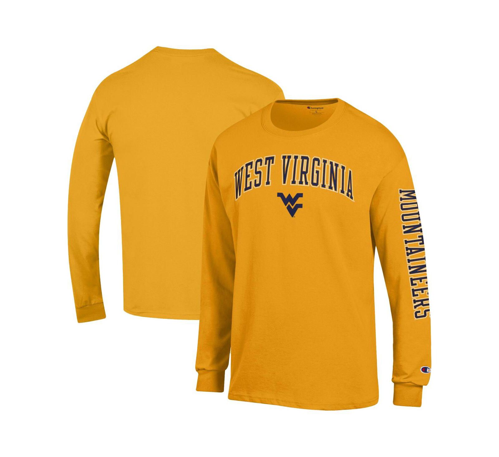 Мужская футболка Champion West Virginia Mountaineers с длинным рукавом