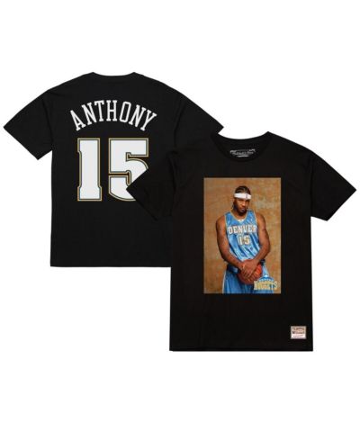 Мужская футболка Mitchell & Ness Carmelo Anthony Denver Nuggets Rookie, черная