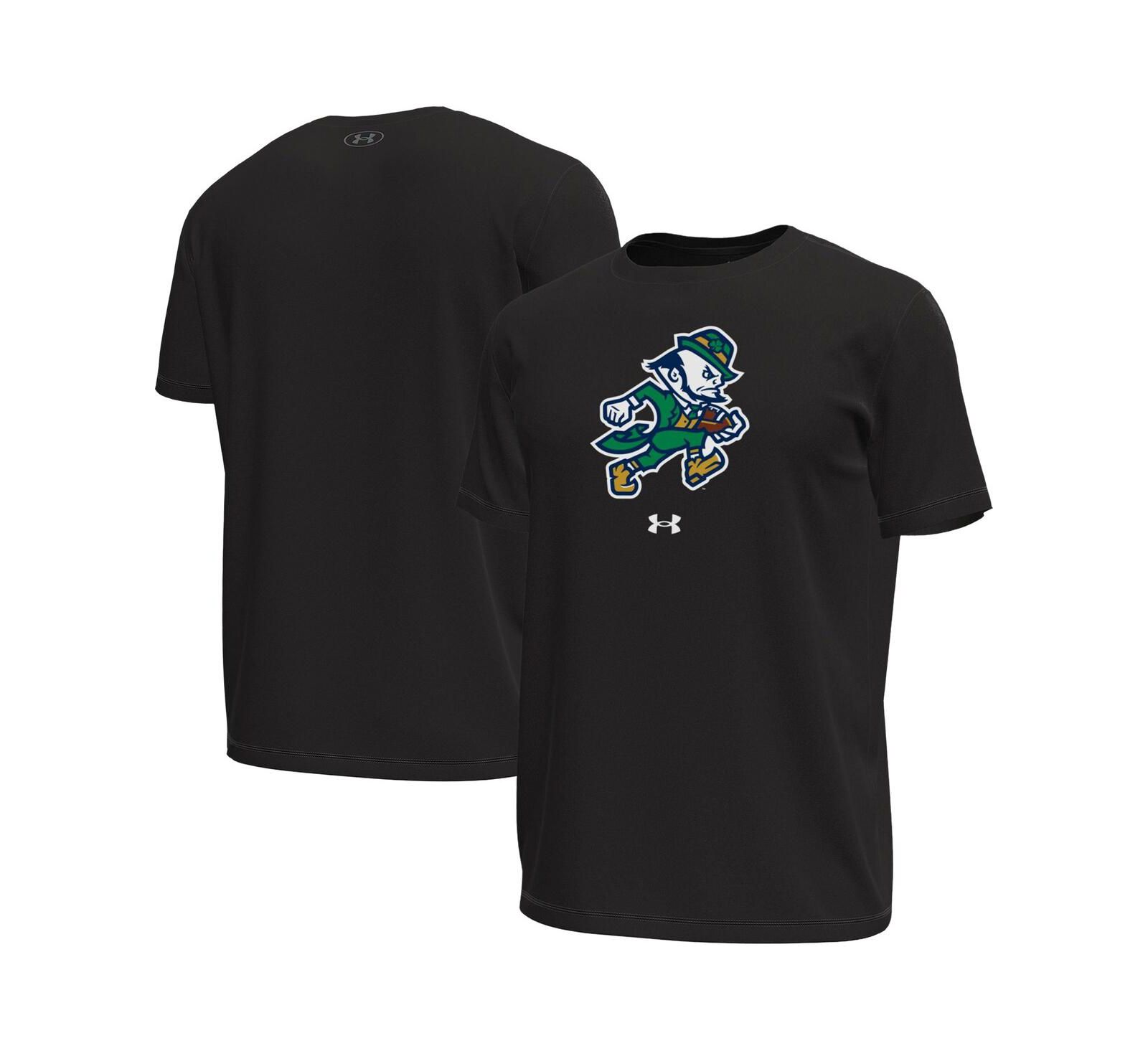 Under Armour Men's Black Notre Dame Fighting Irish Tech Stretch T-Shirt