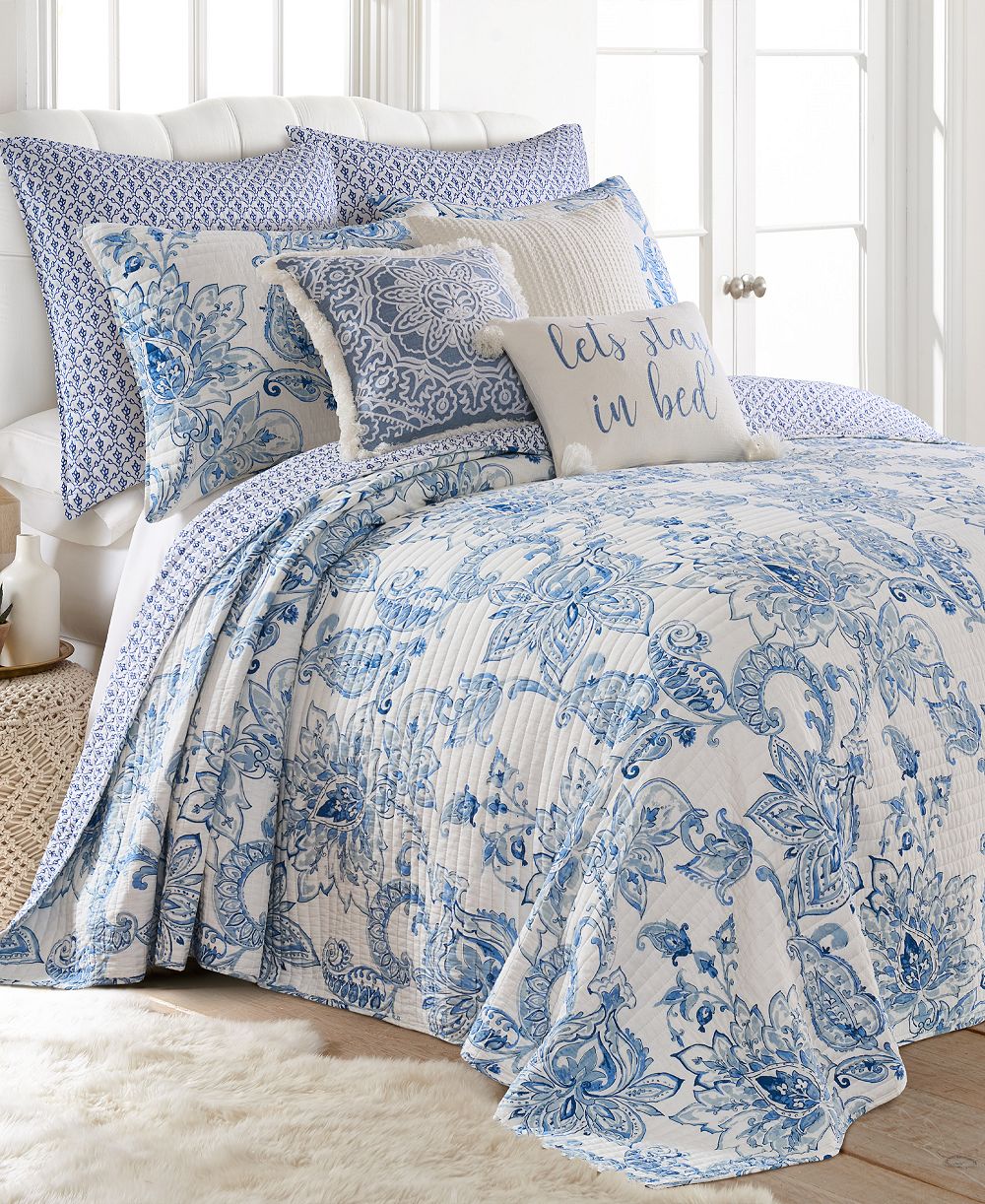 Levtex Home комплект из 3 предметов двустороннего покрывала Bennett, King