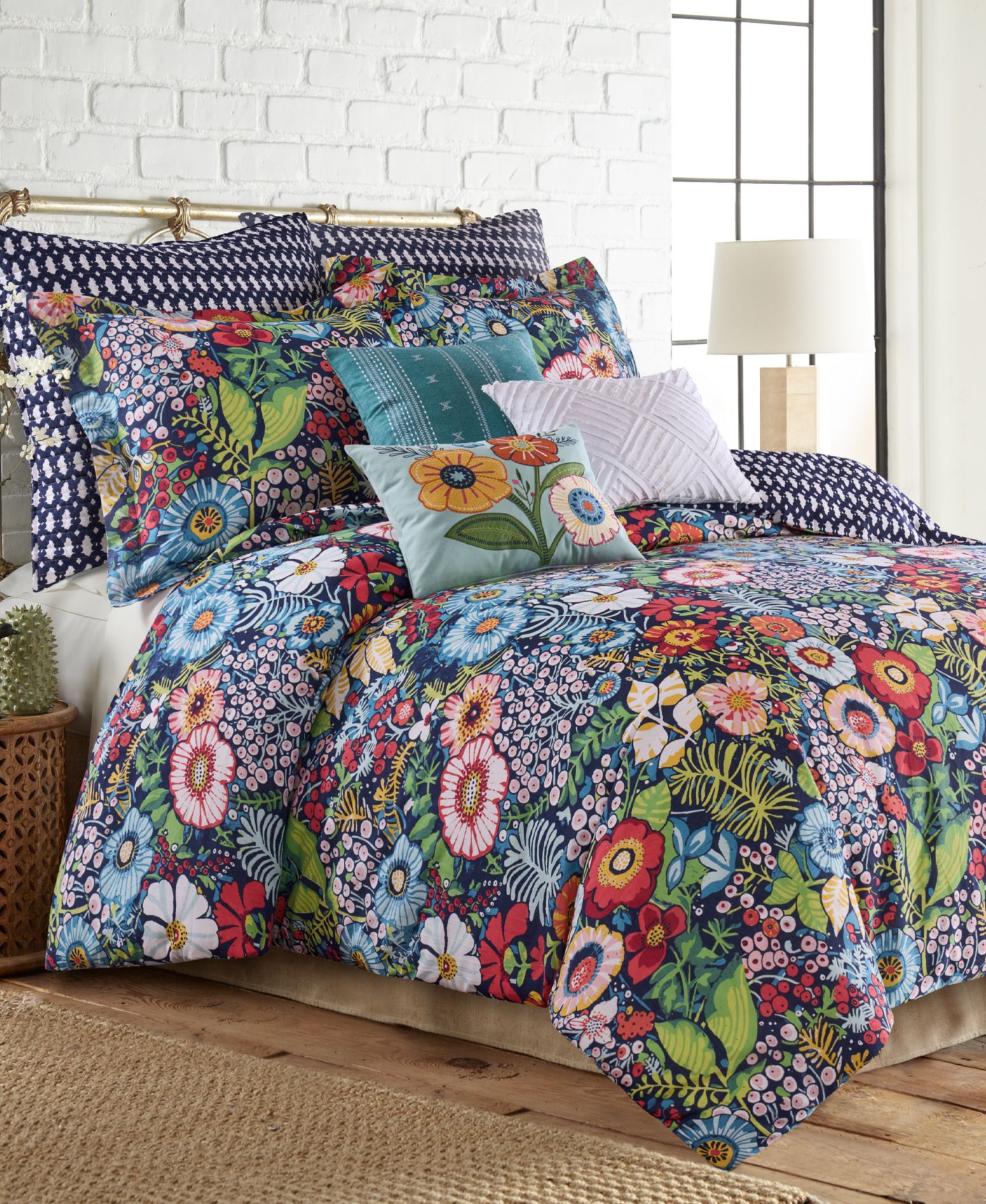 Levtex Home Night Garden Reversible 3-Pc. Comforter Set, Full/Queen
