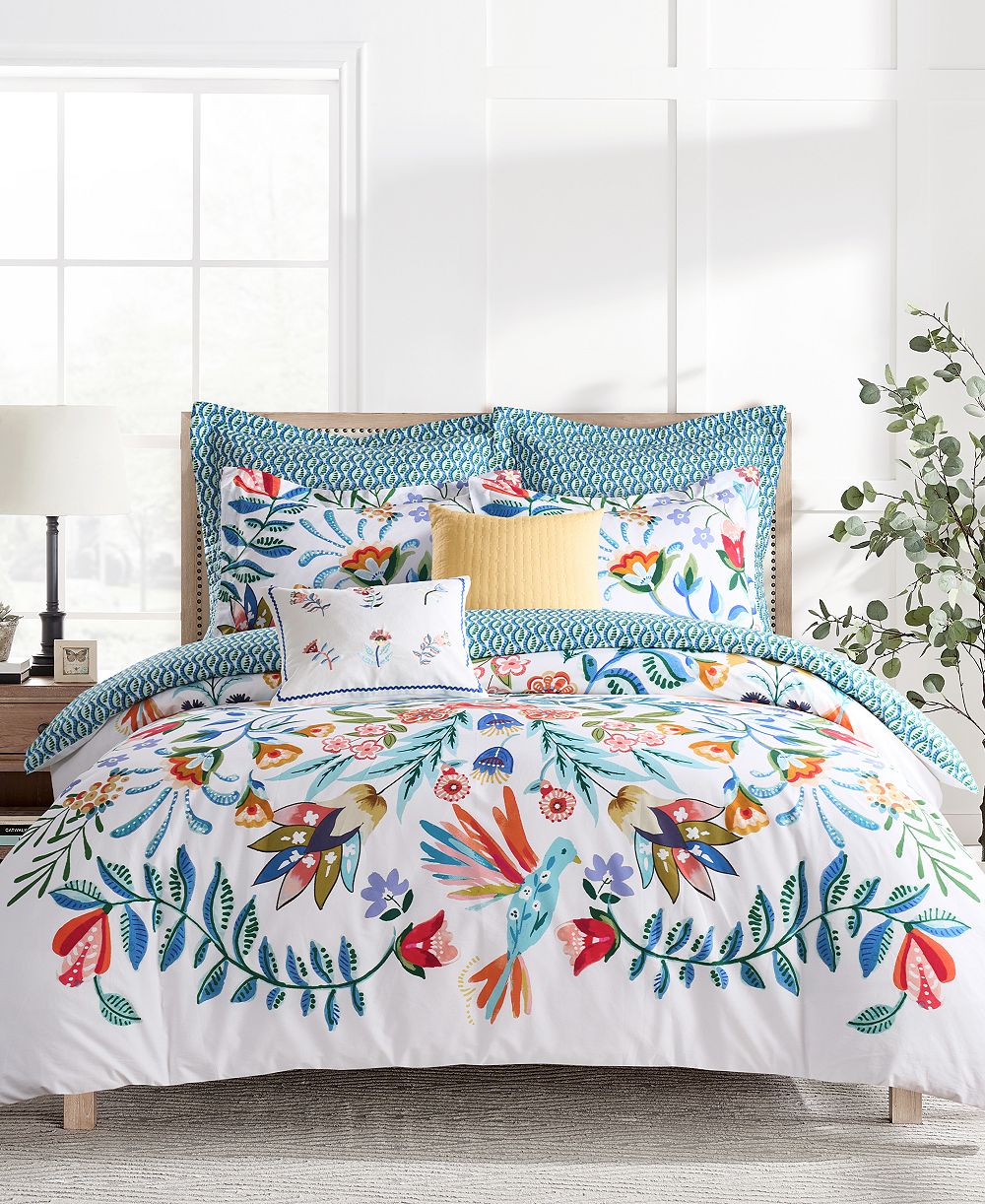 Levtex Home Danika Reversible 3-Piece Duvet Cover Set, Queen