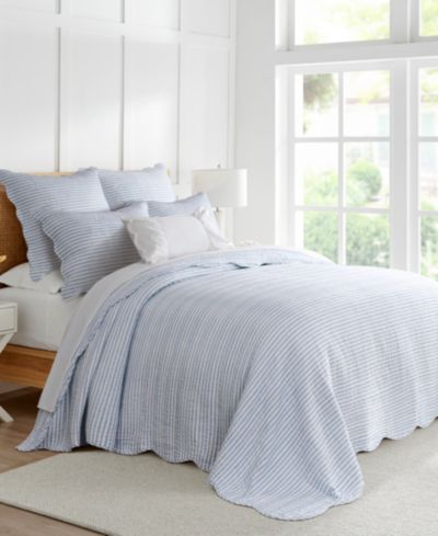 Комплект покрывал Levtex Home Martha Stripe Reversible 2-Pc. Bedspread Set, Twin