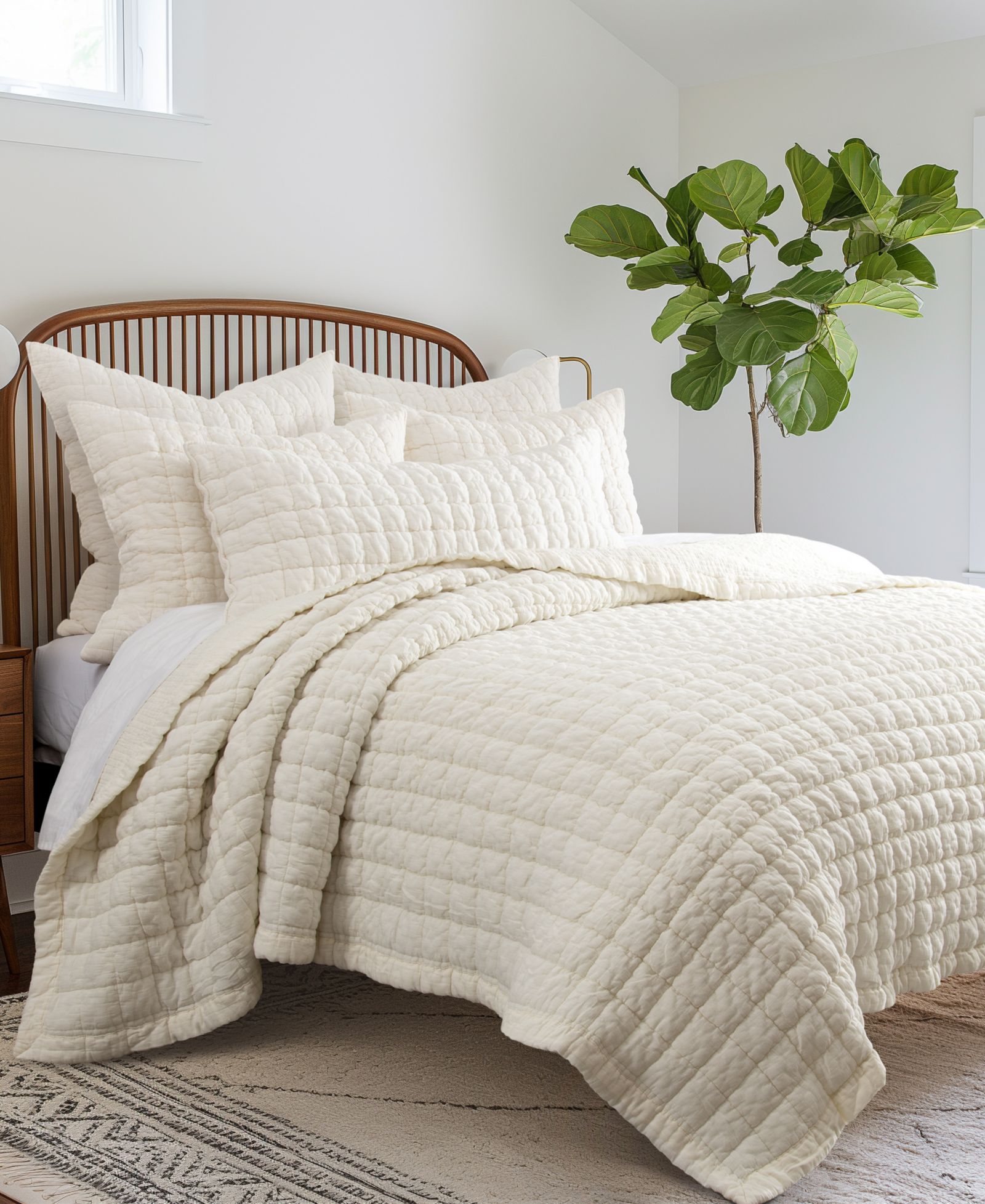 Комплект из 3 стеганых покрывал Levtex Home Whisper, Full/Queen