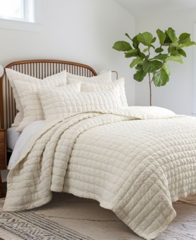Levtex Home Текстурированный набор из 2 стеганых покрывал, Twin/Twin XL