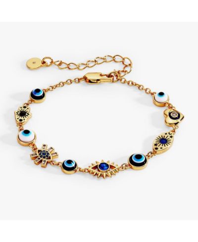 Evil Eye Linear Bracelet