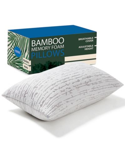 Nestl Adjustable Support Shredded Memory Foam Pillow, Standard/Queen