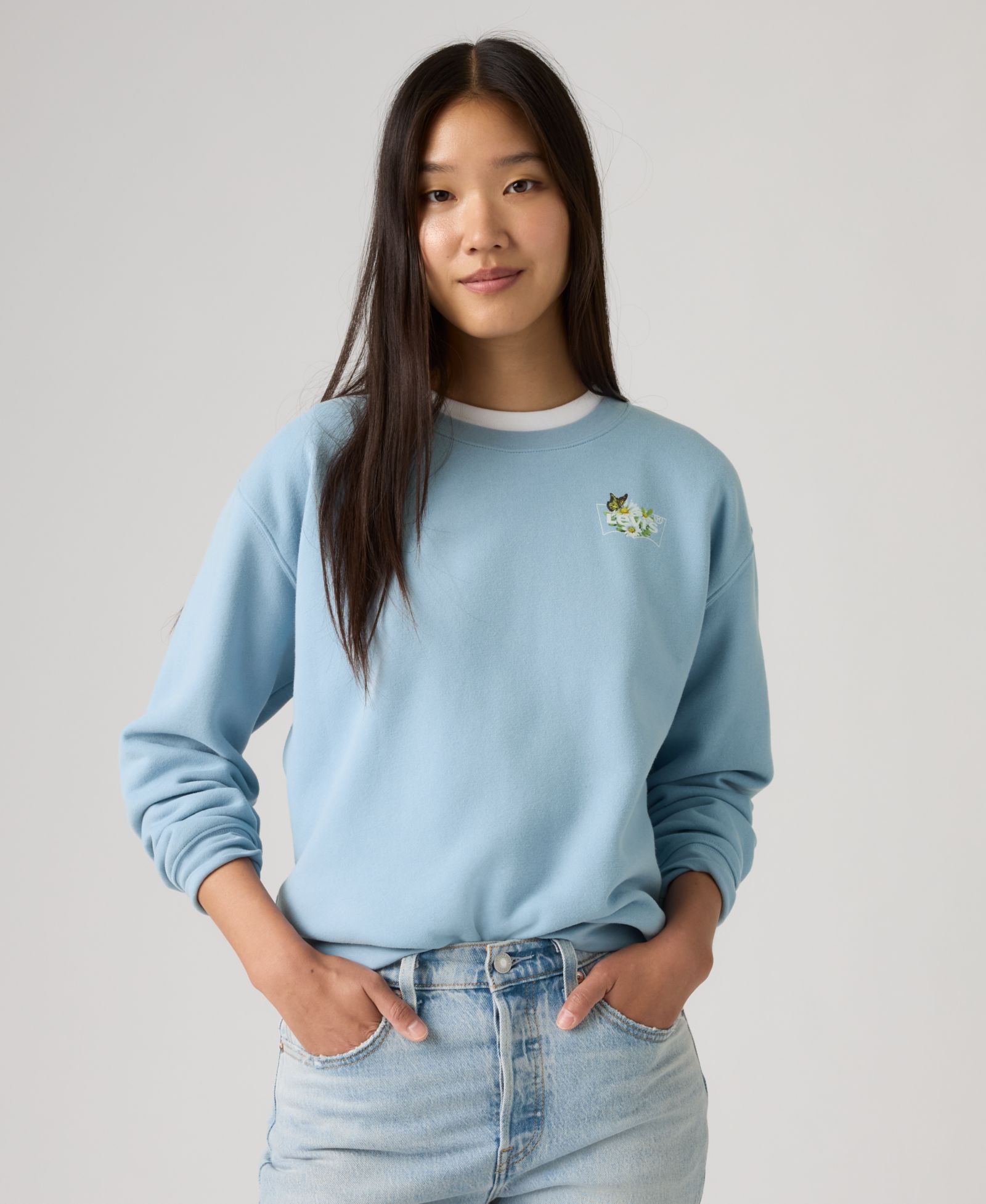 Levi's Women's Graphic Everyday Crew Neck Sweatshirt