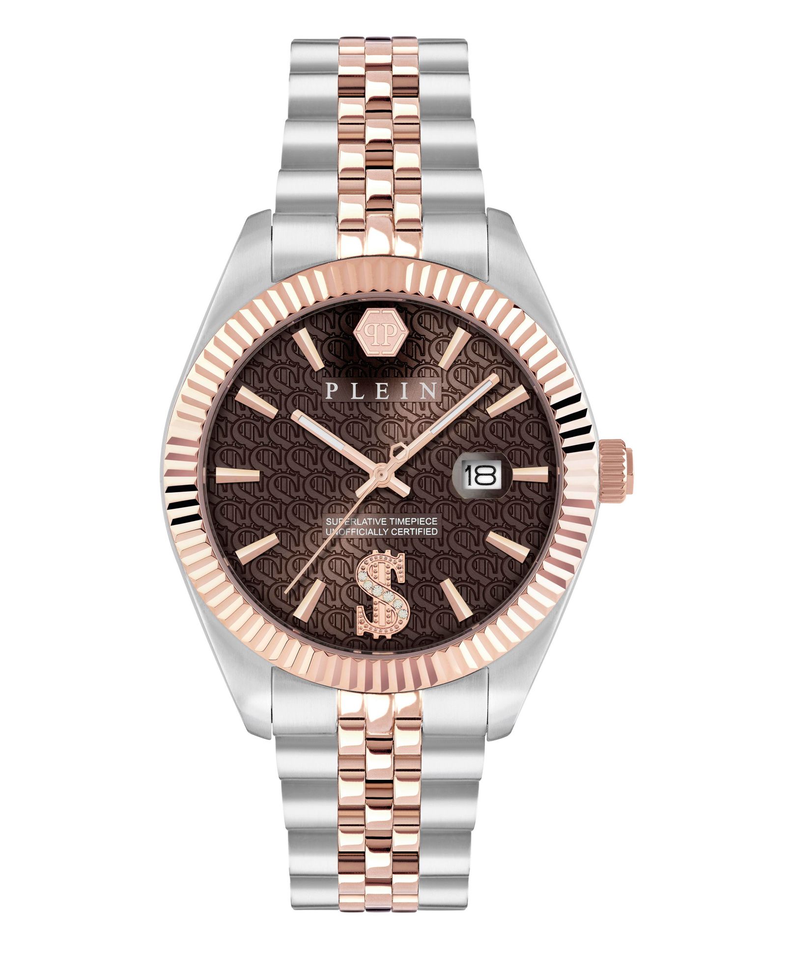 Philipp Plein Men's Two Tone Stainless Steel Watch, 41mm