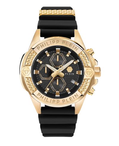 Philipp Plein Men's Gold Stainless Steel Watch, 44mm