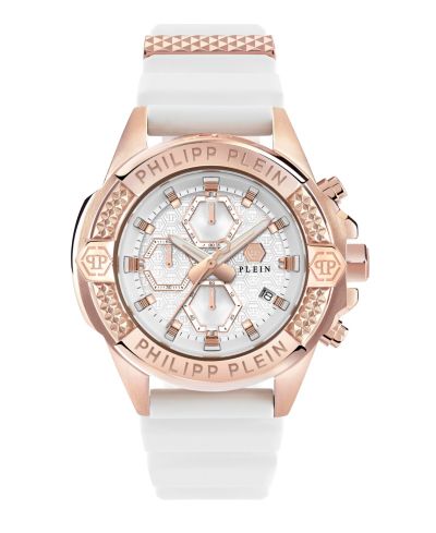 Мужские часы Philipp Plein из нержавеющей стали, розовое золото, 44mm