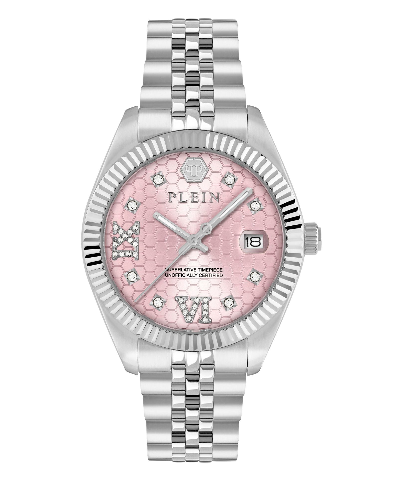 Женские часы Philipp Plein Silver Stainless Steel 34mm