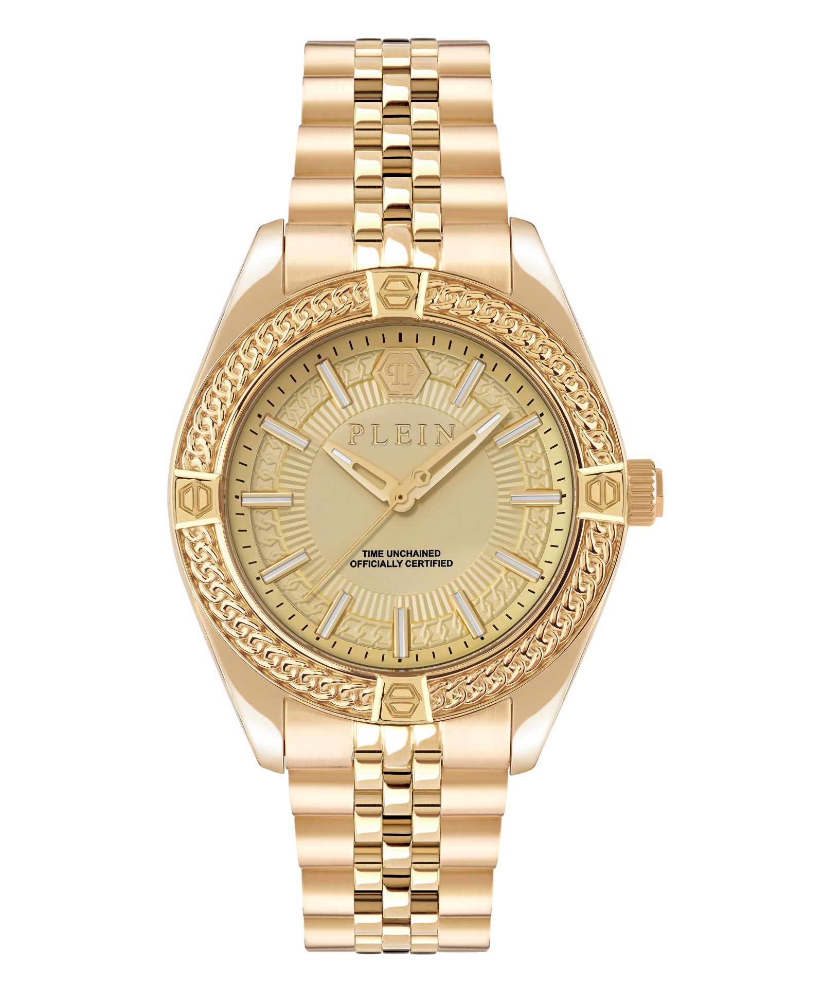 Часы Philipp Plein Men's Gold Stainless Steel, 43mm