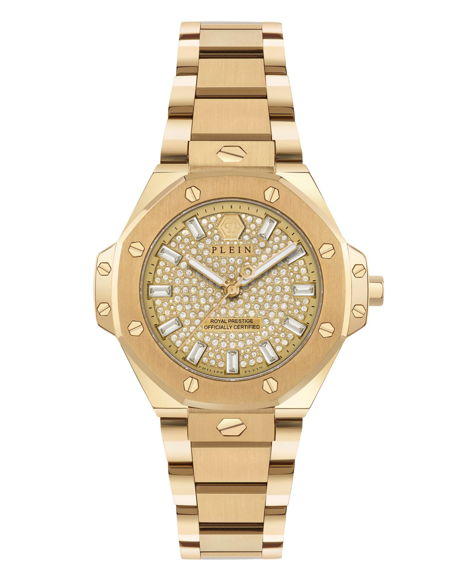 Philipp Plein Женские می‌вая часы Philipp Plein Gold Tone Stainless Steel, 33mm