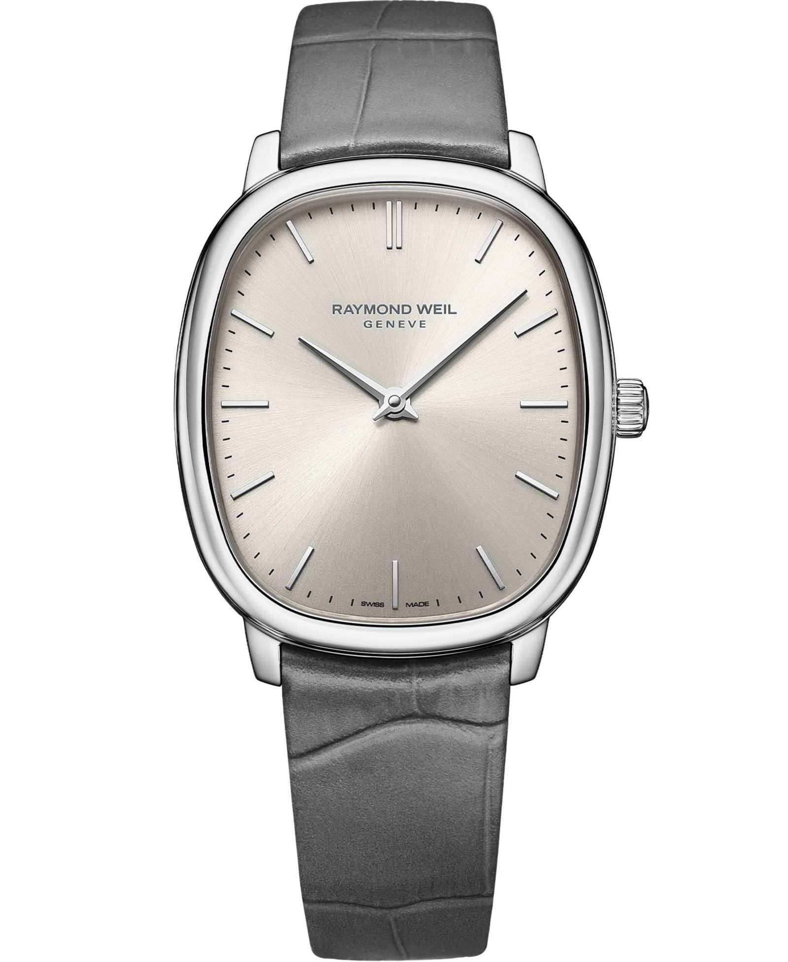 Raymond Weil Men's Toccata Silver Stainless Steel Watch, 33mm x 38mm