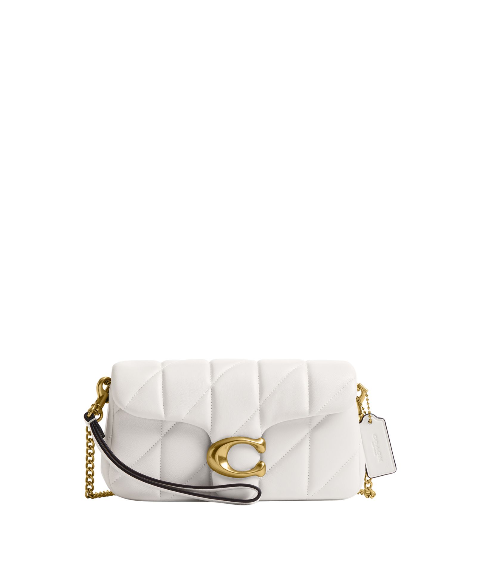 Мини-сумка через плечо COACH Tabby Mini Quilted Leather Chain 19