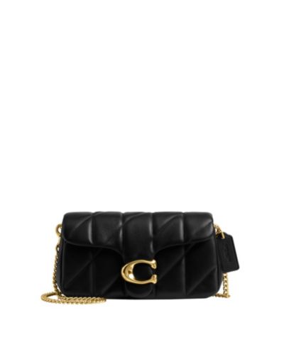 Мини-сумка через плечо COACH Tabby Mini Quilted Leather Chain 19