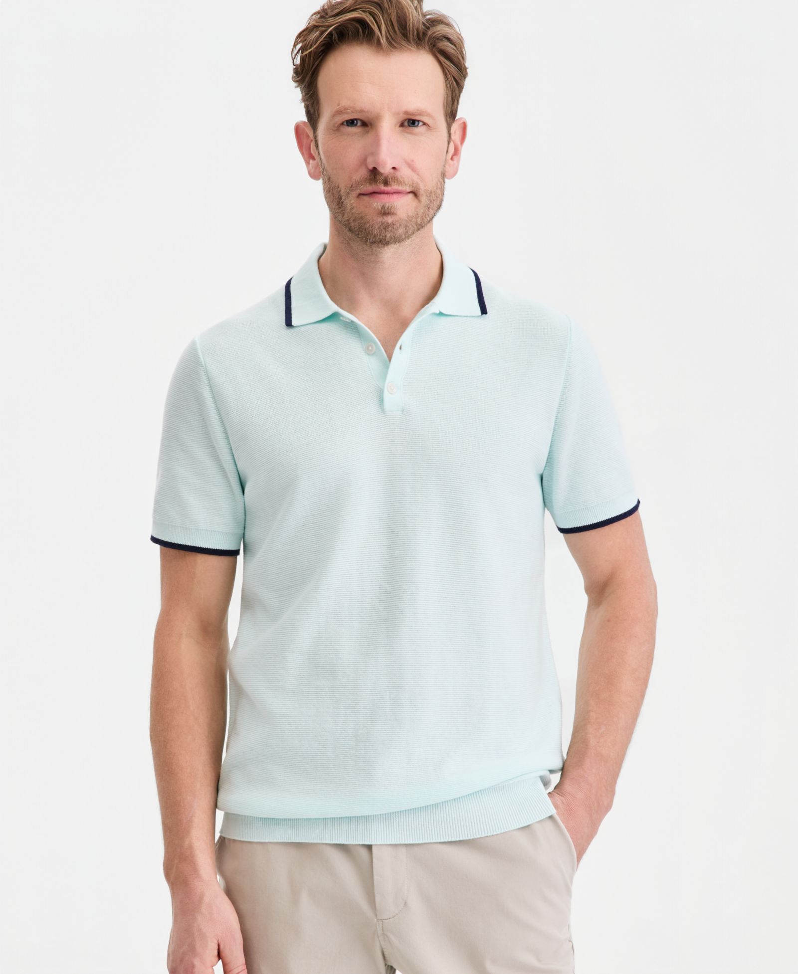 Мужская рубашка поло Club Room Men's Tipped Polo Shirt
