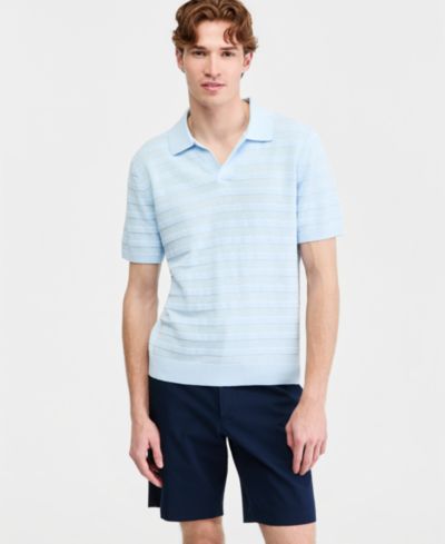 Мужская рубашка-поло Club Room Men's Linen-Blend Polo
