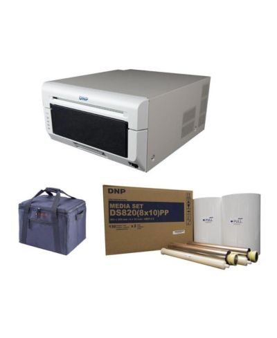 DNP Принтер для сублимации DNP DS820A 8" для фото 8x10" и 8x12" - комплект с премиальными расходными материалами DNP Pure