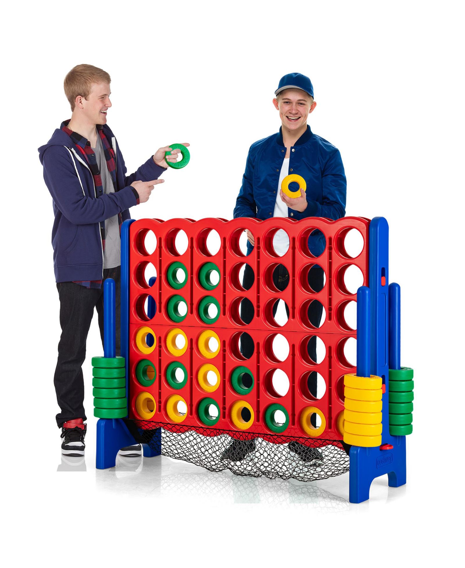 Набор настольная игра 4-to-Score Giant Game Set 4-in-a-Row с сеткой для хранения
