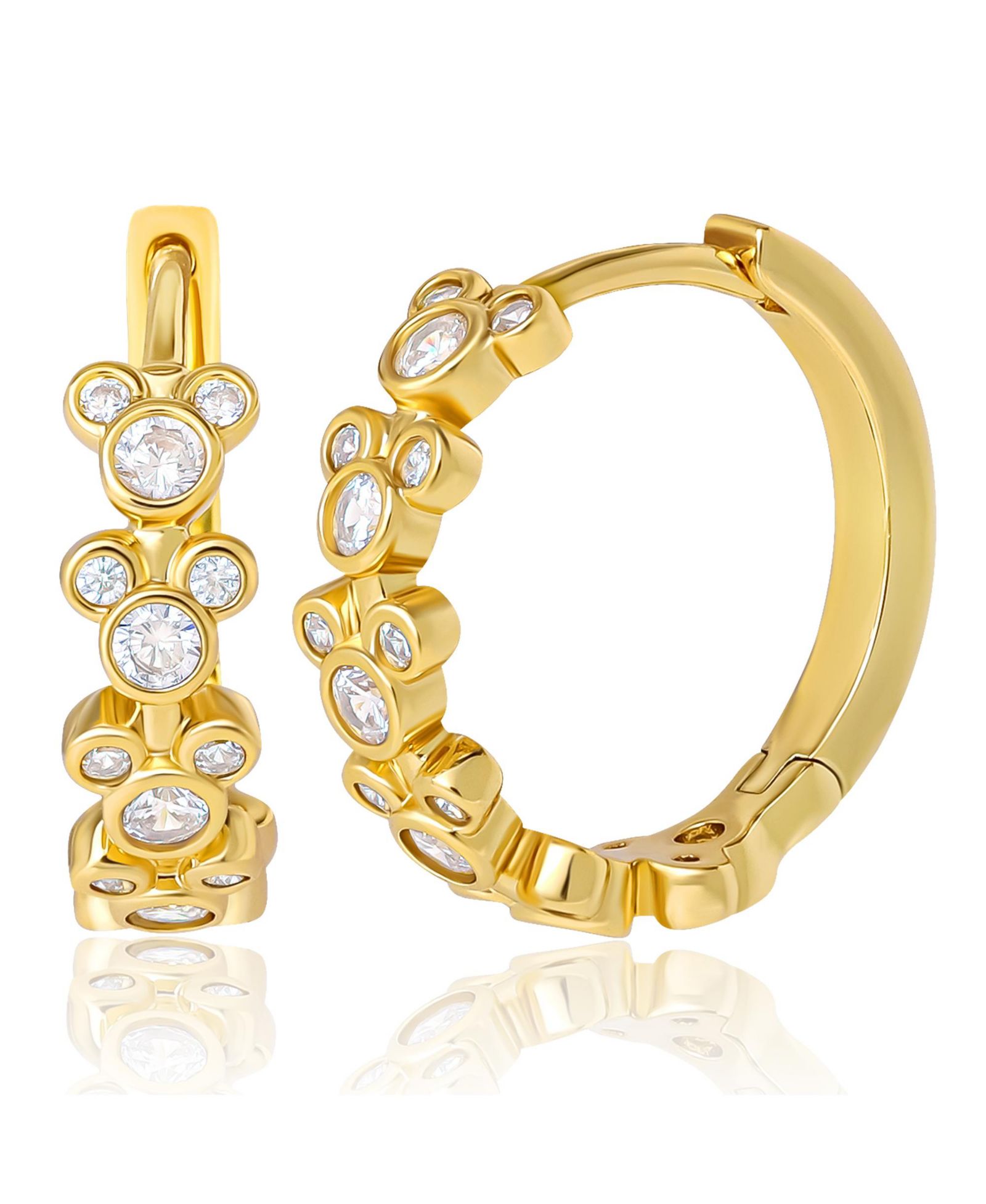 Disney Mickey Mouse Endless Hoop Earrings