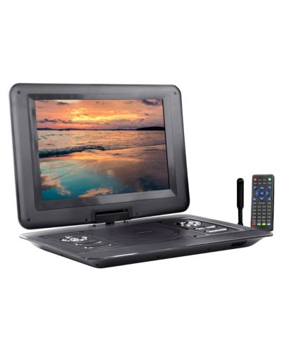 Портативный ТВ+DVD плеер Trexonic 13.3 Inch с TFT LED экраном и USB/HD/AV входами