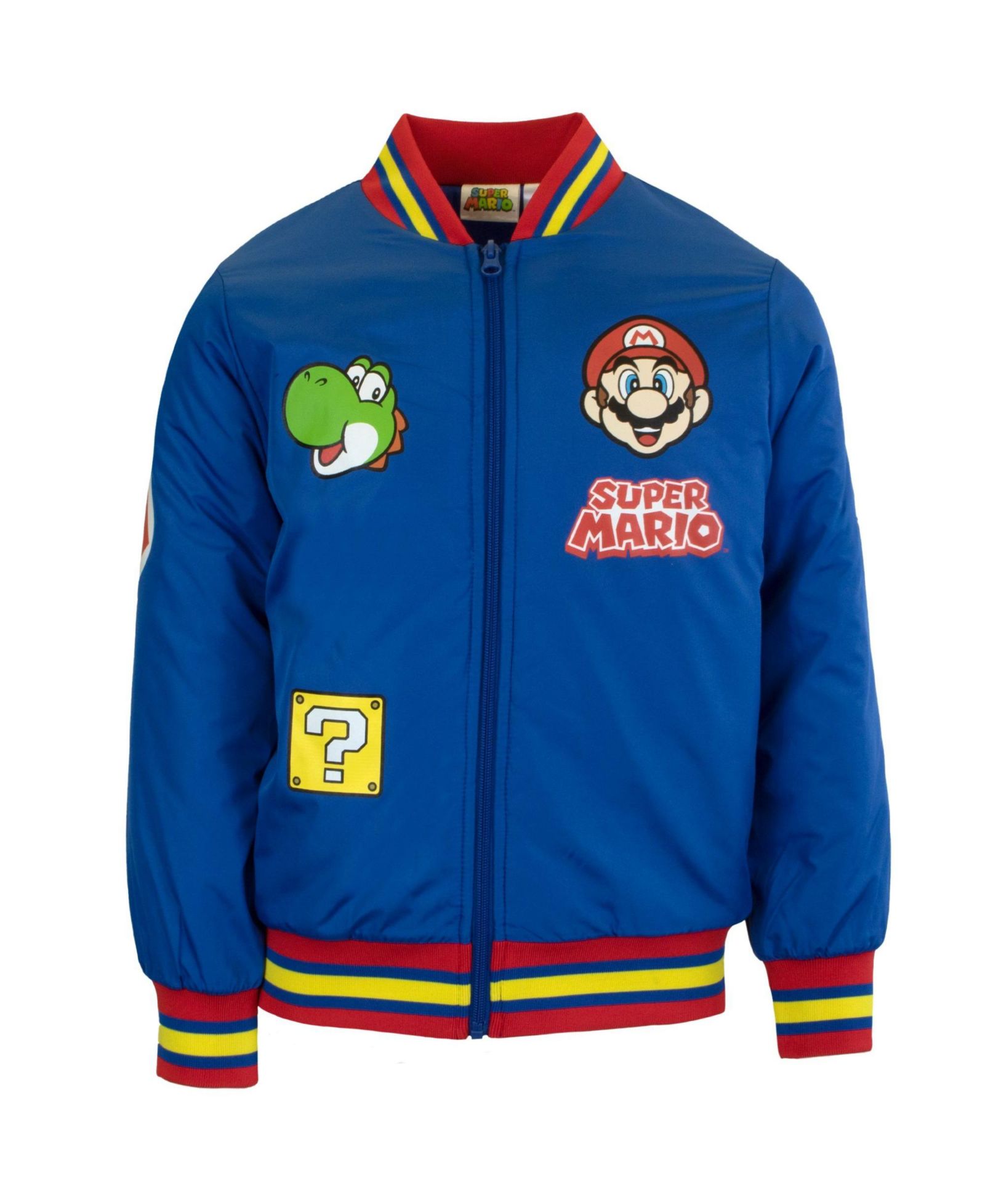Mario Big Boys Super Luigi Bomber Jacket