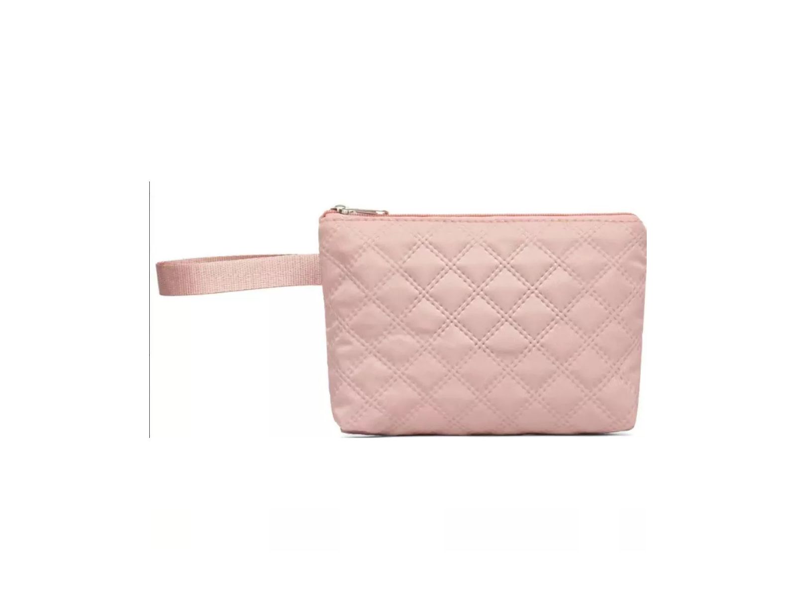 Three-dimensional Diamond Patterned Small Square Tote, Hand bag with Dry Wet Separation & Double-sided Pockets