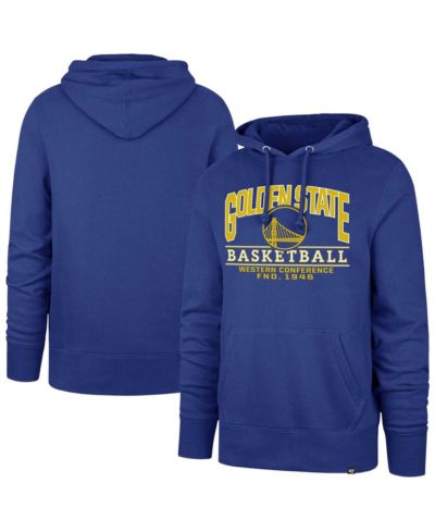 Мужское и женское худи '47 Brand Royal Golden State Warriors Good Call Headline