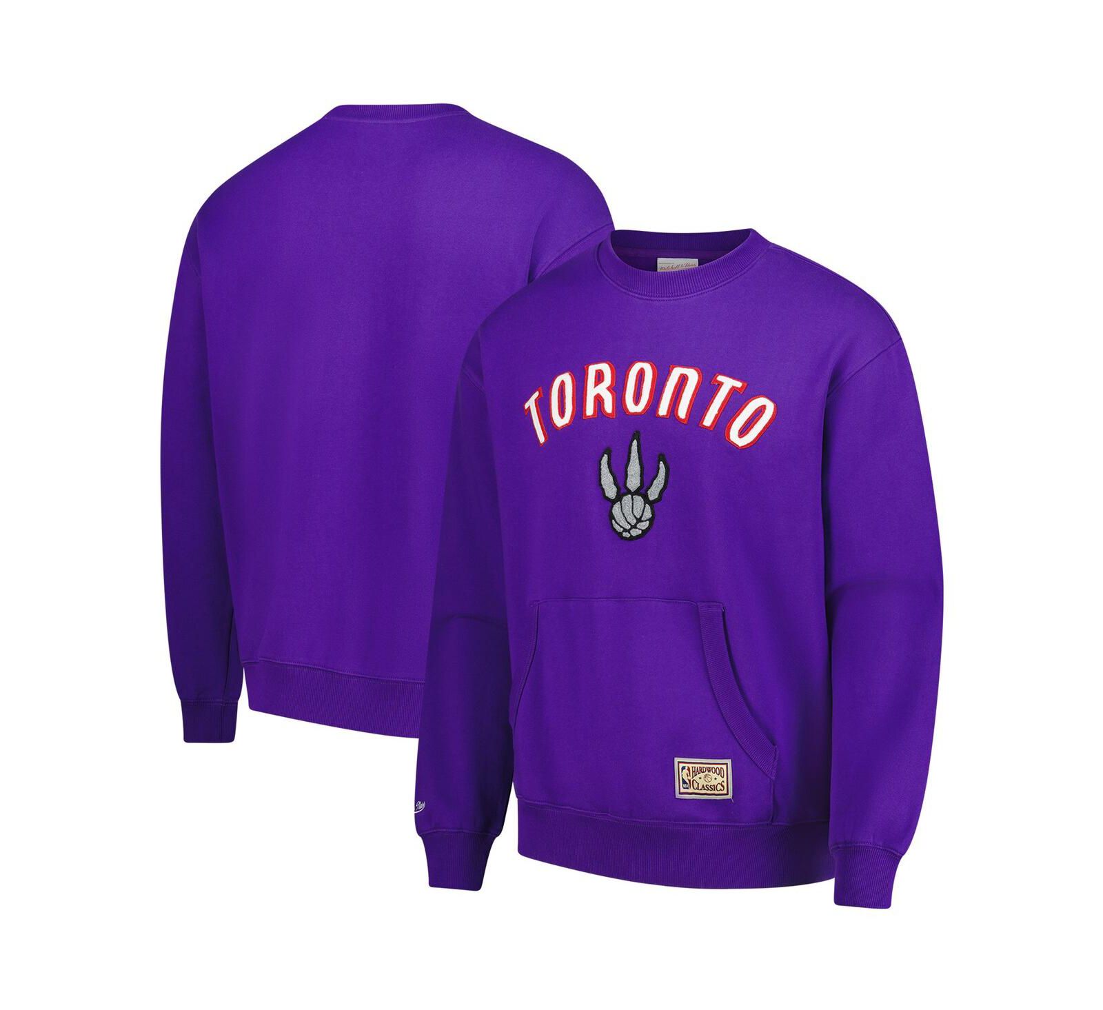 Мужское свитшот-пуловер Mitchell & Ness Purple Toronto Raptors Nights
