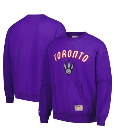 Мужское свитшот-пуловер Mitchell & Ness Purple Toronto Raptors Nights