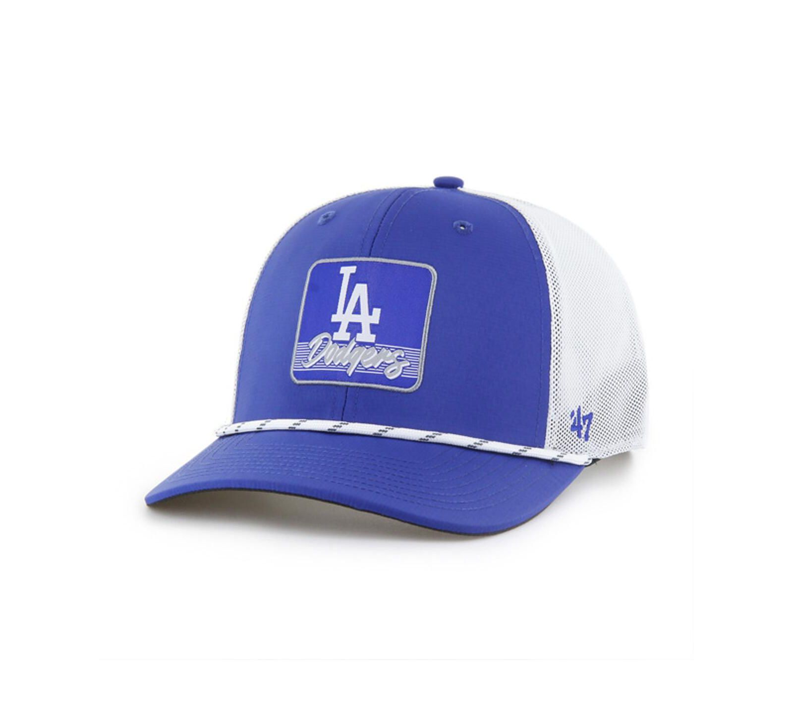 Мужская кепка '47 Brand Royal/White Los Angeles Dodgers Scratch Adjustable Trucker Hat